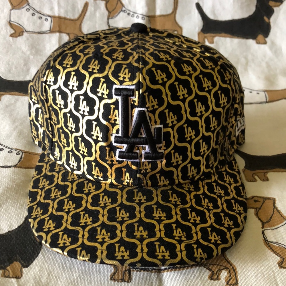 Vintage 2000 Fitted LA Dodgers Baseball Hat Size 7 3/8 58.7CM NEW Stadium Hat 🧢
